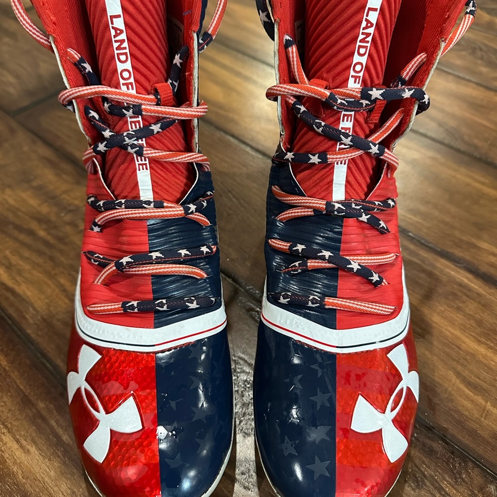 UA Highlight Football Cleats Land of the Free